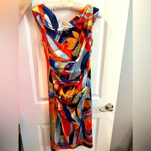Nicole Miller NY multi colored dress